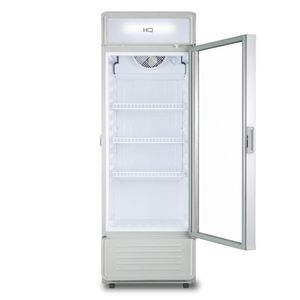 Refrigerador Expositor Vertical Porta de Vidro HQ 225 Litros Cinza HQ-225REVPVX