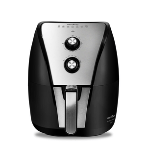 Fritadeira Air Fryer Britânia 5 Litros Antiaderente Preto Inox BFR40PI
