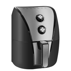 Fritadeira Air Fryer Britânia 5 Litros Antiaderente Preto Inox BFR40PI