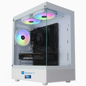 PC Gamer Skill Win Intel Core i5 9400f 16GB DDR4 SSD 1TB Nvme Radeon RX 580 Windows 11 Original Branco SK-78