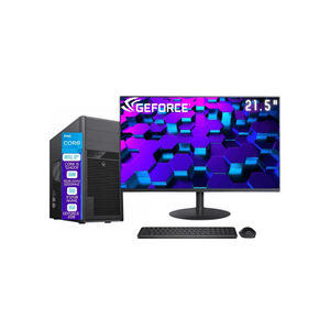 Computador Completo Skill Pro Intel 12ª Geração Core i5 12400F 16GB DDR4 Placa de vídeo Geforce 2GB SSD 512GB Monitor 21.5" LED SP-092