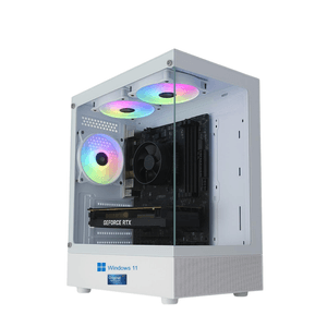 PC Gamer Skill Win Intel Core i5 11400f 16GB DDR4 SSD 1TB Nvme Geforce RTX 5060 Windows 11 Original Branco SK-68