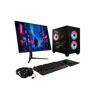 PC Gamer Skill Apex  AMD Ryzen 5 5500 Geforce RTX 3050 16GB DDR4 SSD 1TB M.2 Monitor LED 24" 180Hz Preto SAP228