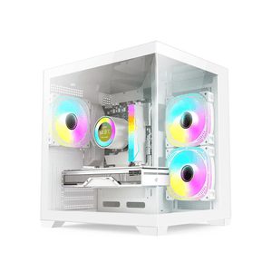 PC Gamer Skill Aquarium, Intel Core I5 10400F, 16GB 3200MHz, Geforce RTX 2060 6GB, SSD 512GB M.2, Fonte 600W 80 Plus, Branco SKA081