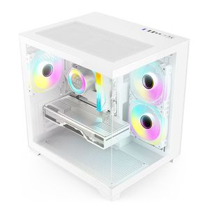 PC Gamer Skill Aquarium, Intel Core I5 10400F, 16GB 3200MHz, Geforce RTX 2060 6GB, SSD 512GB M.2, Fonte 600W 80 Plus, Branco SKA081
