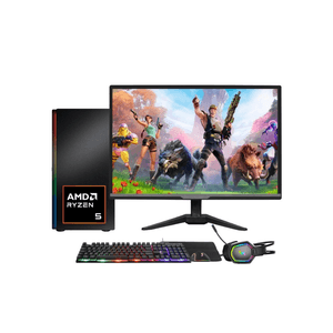 PC Gamer Completo Skill RGB AMD Ryzen 5 4600G, Gráficos Radeon VEGA 7, Monitor LED 20",Kit Gamer, 16GB DDR4 3200Mhz, SSD 1TB, Fonte 500W- SGX-0057A