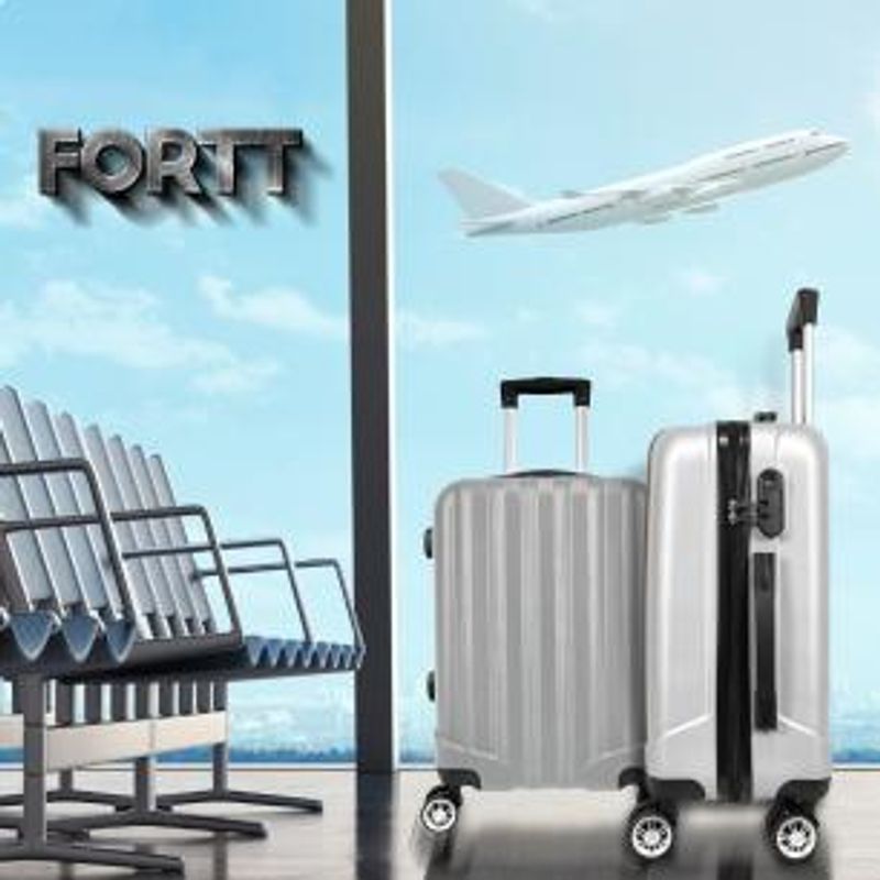 Mala de Bordo ABS 4 Rodas Future Fortt Prata - MFB01-PR-1767633075432
