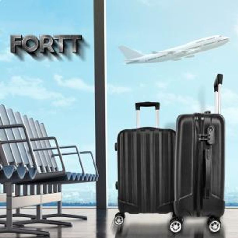 Mala de Bordo ABS 4 Rodas Future Fortt Preto - MFB01-PT-1767634211303