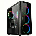 PC Gamer Competo 3Green LevelUp, AMD Ryzen 5, Gráficos Radeon RX Vega 11, 8GB DDR4, SSD 1TB, Monitor 21,5" 100HZ
