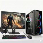 PC Gamer Competo 3Green LevelUp, AMD Ryzen 5, Radeon RX 560, 16GB DDR4, SSD 512GB, Monitor 24" 100HZ